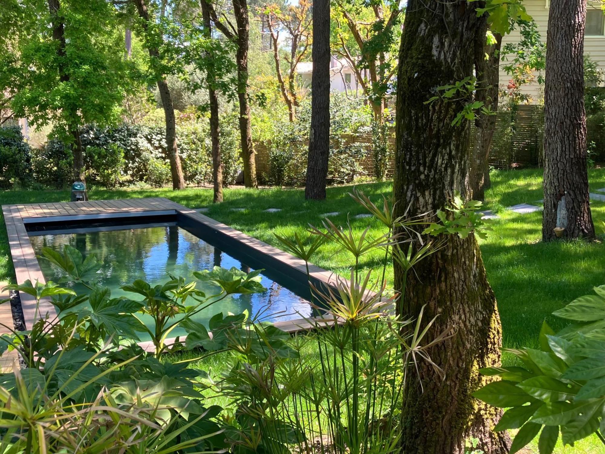 Nouveau - Ecolodge 'Calme Et Nature' - Avec Piscine Au Golf-Lac De Biscarrosse - Couchage 2 Personnes Buitenkant foto