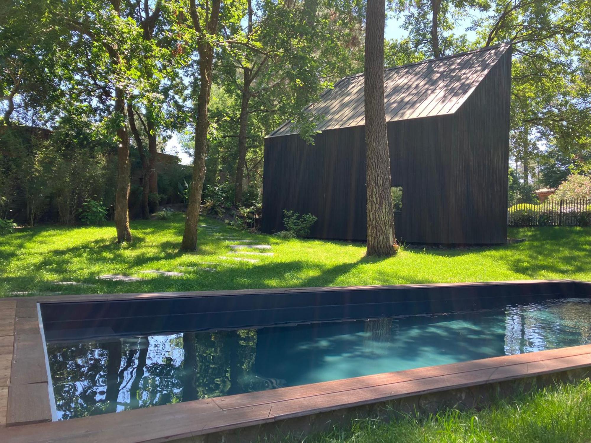 Nouveau - Ecolodge 'Calme Et Nature' - Avec Piscine Au Golf-Lac De Biscarrosse - Couchage 2 Personnes Buitenkant foto