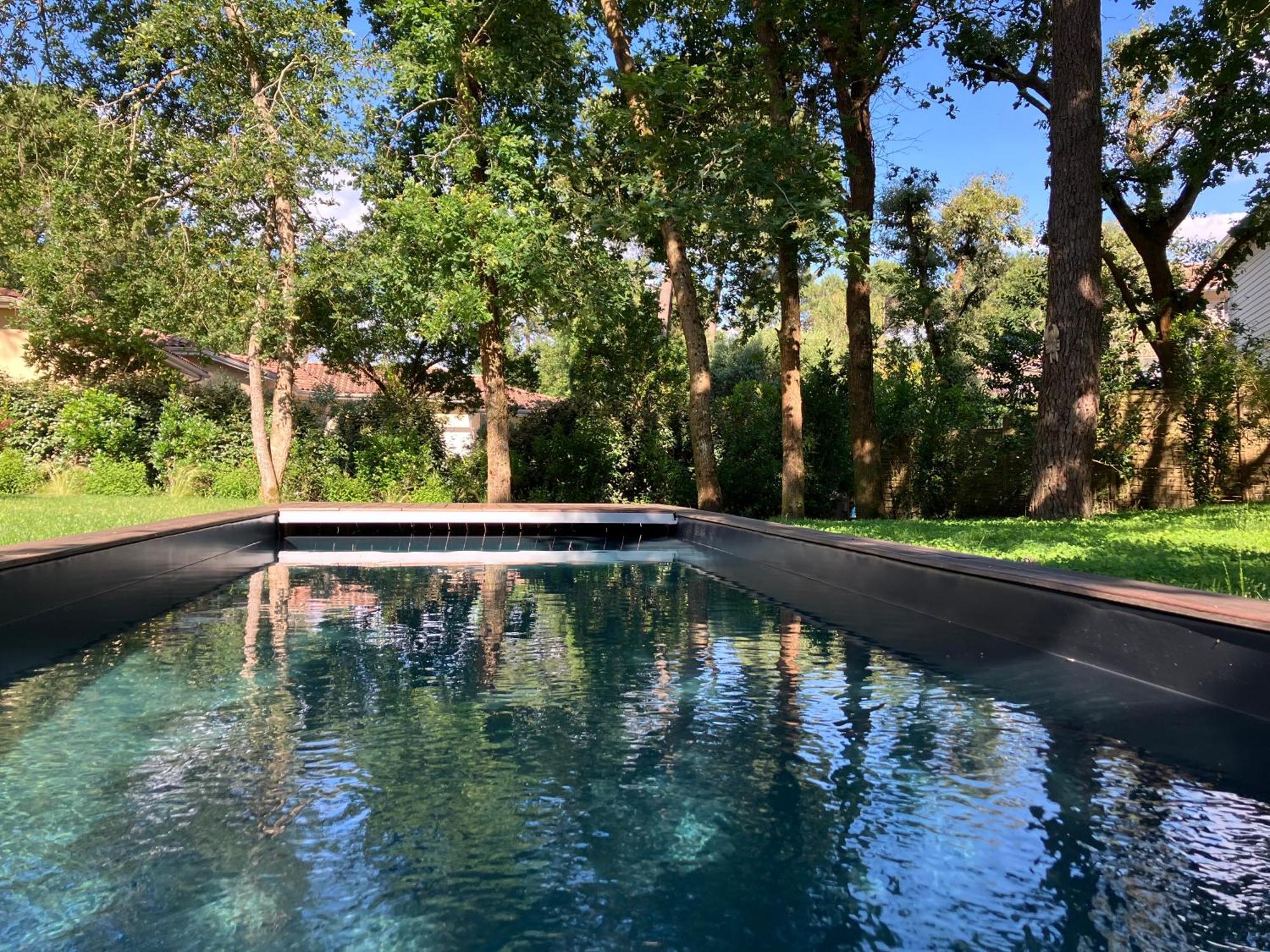 Nouveau - Ecolodge 'Calme Et Nature' - Avec Piscine Au Golf-Lac De Biscarrosse - Couchage 2 Personnes Buitenkant foto