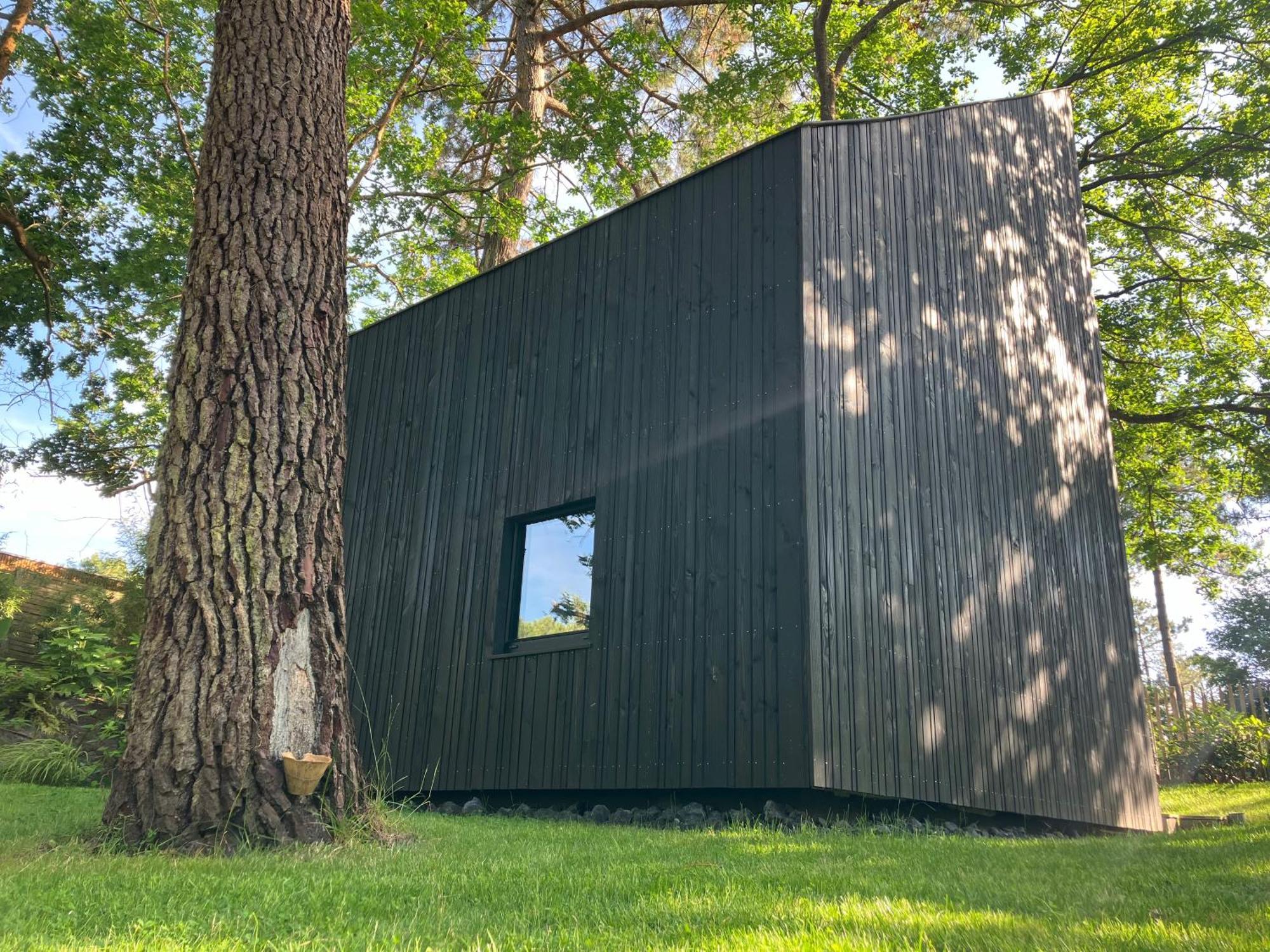 Nouveau - Ecolodge 'Calme Et Nature' - Avec Piscine Au Golf-Lac De Biscarrosse - Couchage 2 Personnes Buitenkant foto